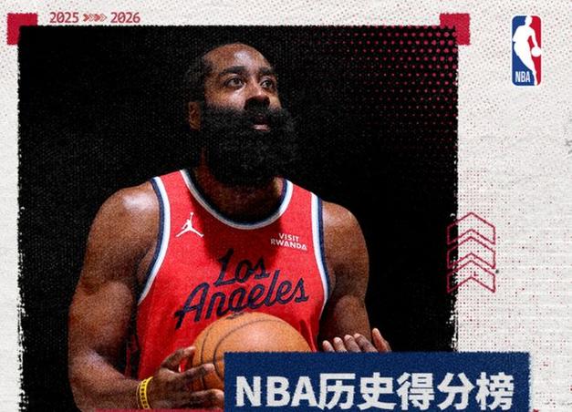 哈登双里程碑：季后赛总分超库里历史第十失误超奥尼尔历史第三